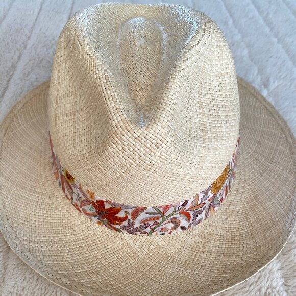 J.Crew, Liberty of London Panama Hat, Size S-M, NWT. main image 6